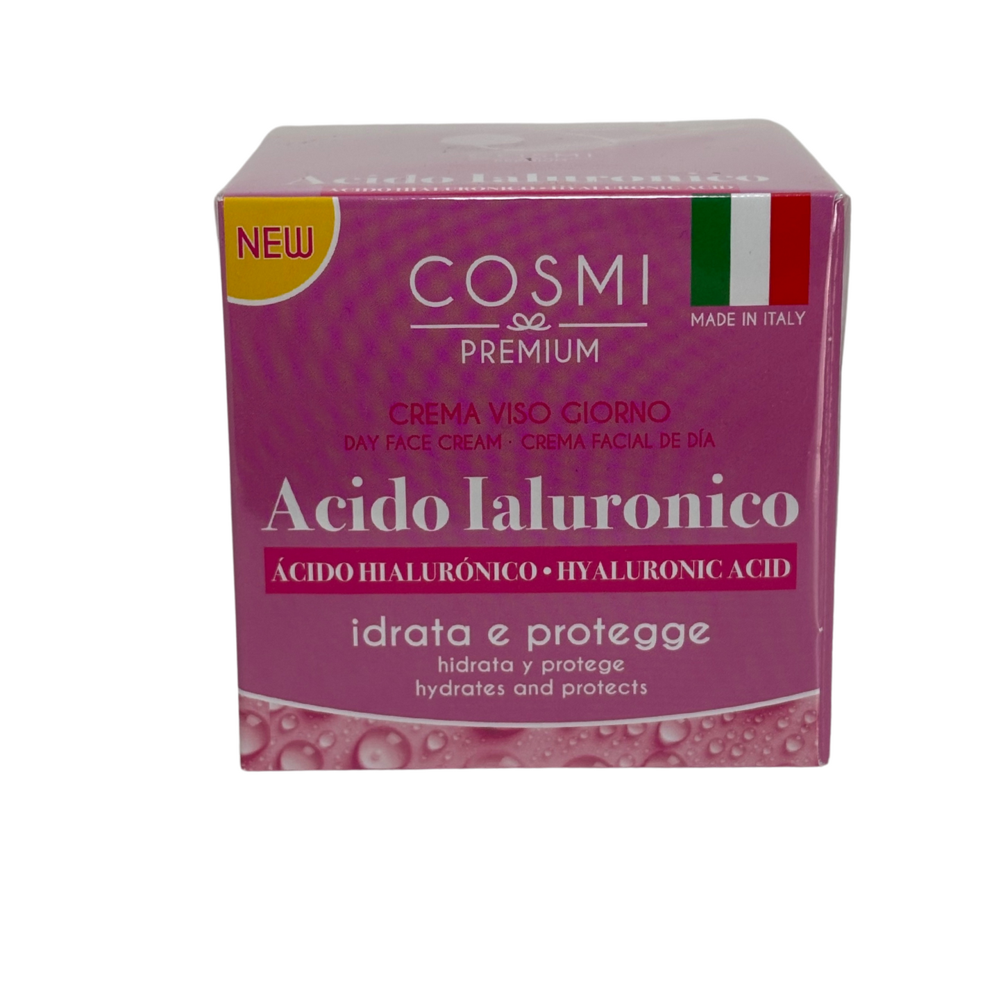 Crème de jour pour le visage a l'acide hyaluronique - Cosmi Premium - 50ml