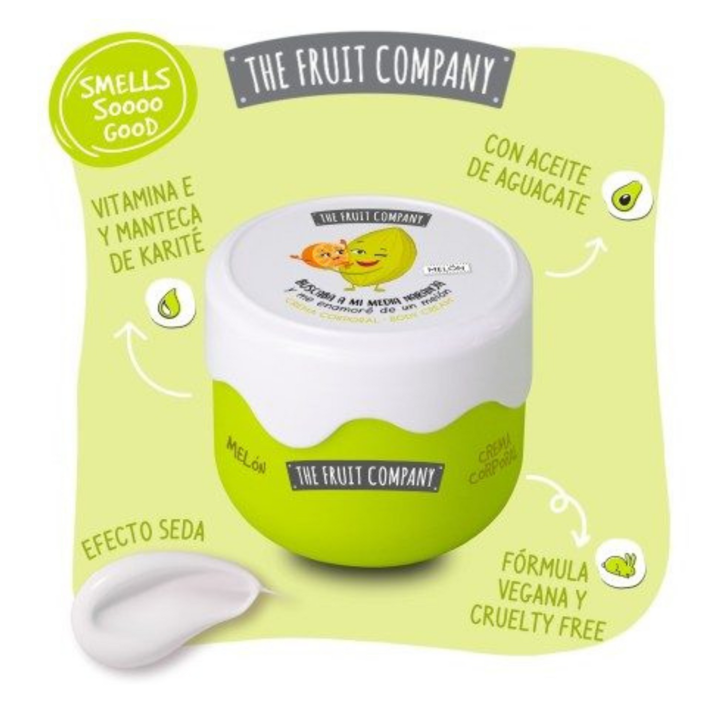 Crème Corporelle Ultra Hydratante – Melon The Fruit Company -200 ml vegan