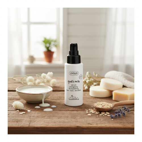 🥛 Ziaja – Sérum Visage Hydratant & Lissant au Lait de Chèvre – 50 ml