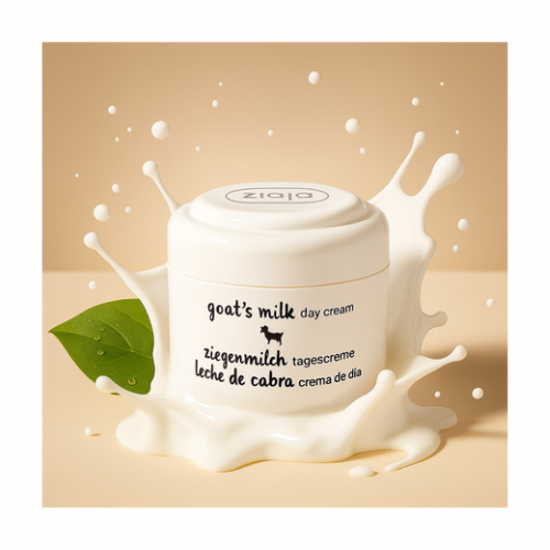 🐐 Ziaja – Crème Visage de Jour Anti-Âge au Lait de Chèvre – 50 ml
