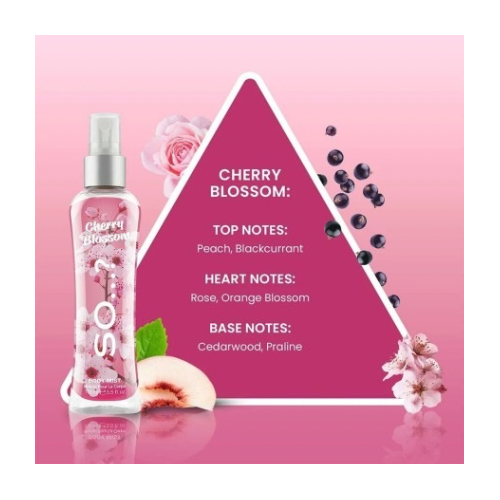 🌸 So…? – Brume Parfumée Corps Cherry Blossom – 100 ml