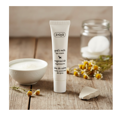 👁️ Ziaja – Soin Contour des Yeux Repulpant au Lait de Chèvre – 15 ml