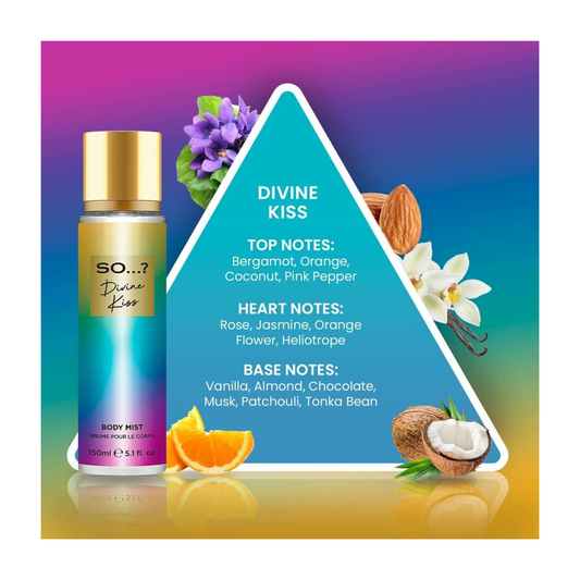 💋 Divine Kiss – Brume Parfumée 150 ml -SO…? 🌴✨