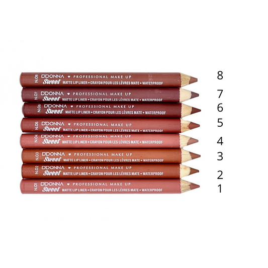 🤎Matte Lip Liner Waterproof – Sweet Professional – D’Donna