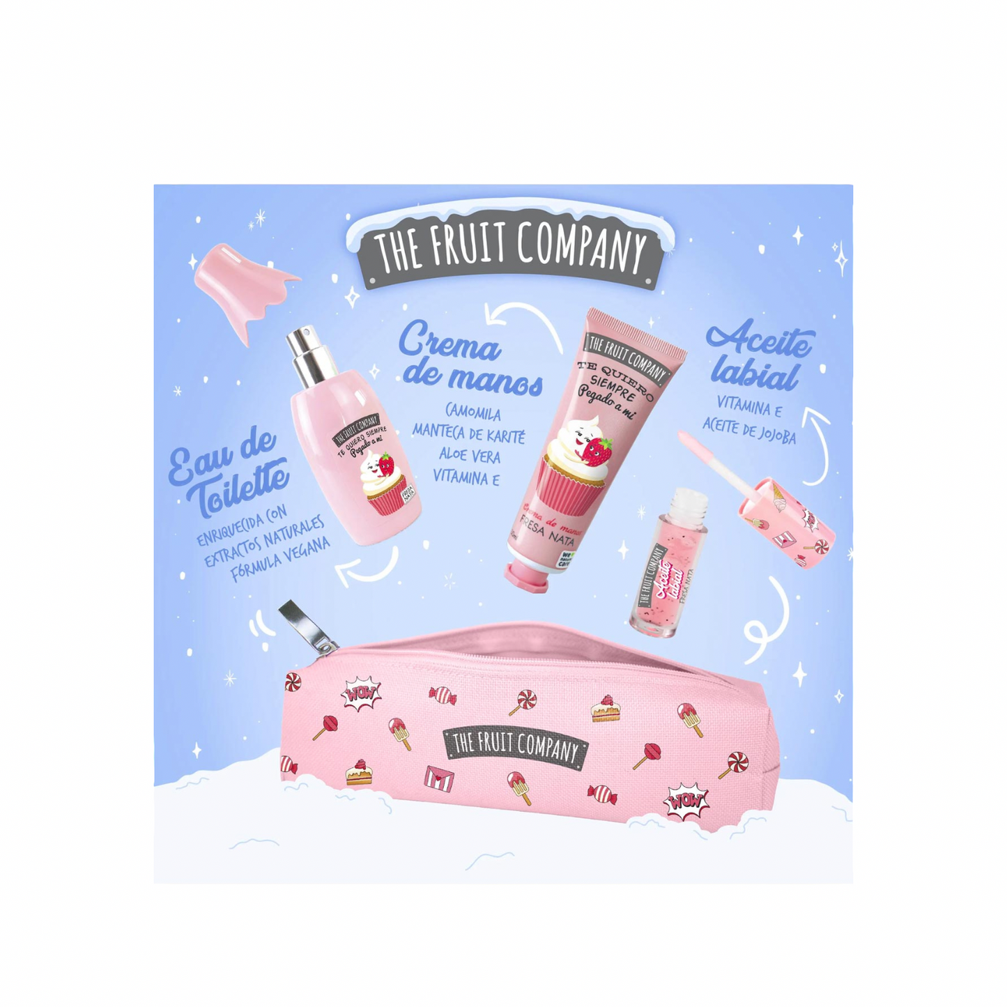 Coffret gourmand fraise chantilly- the Fruit Company