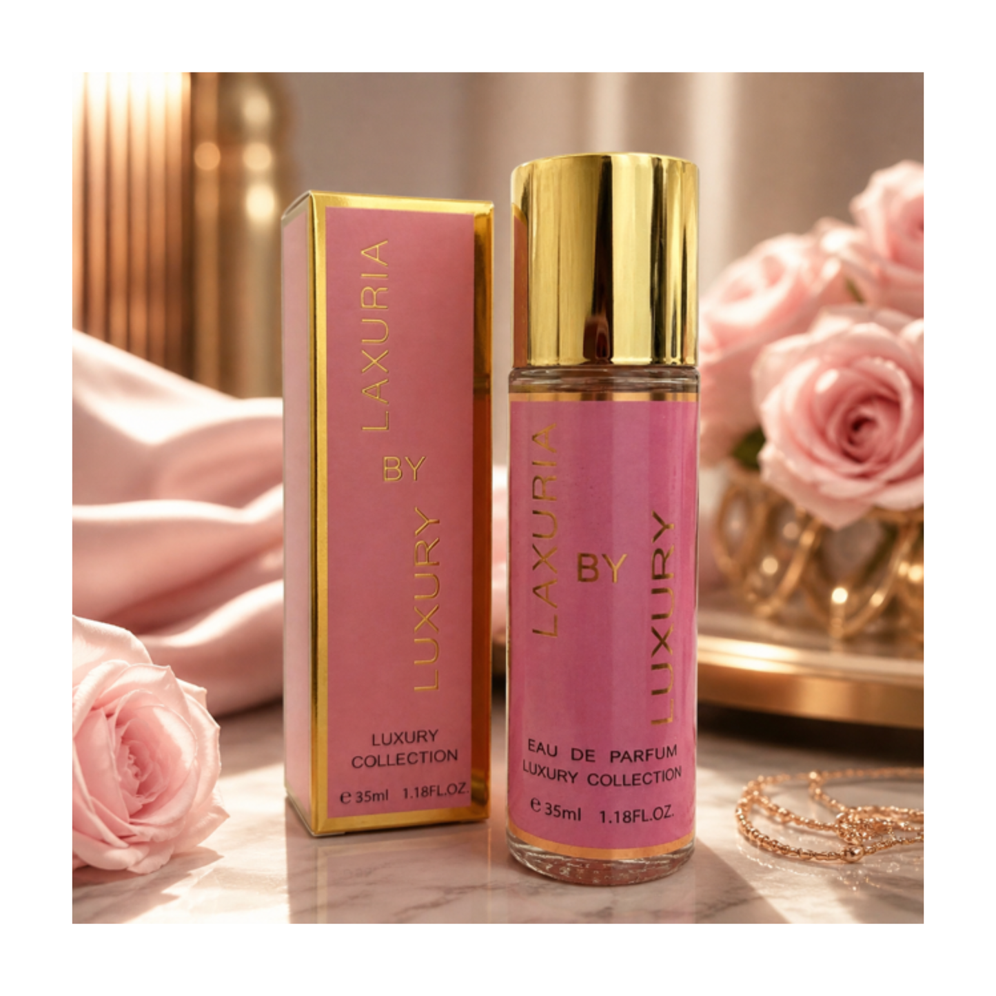 Parfum Femme Mystere “Luxuria Rose Gold” – 35 ml