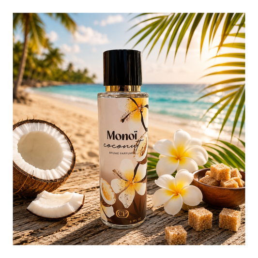 🥥🌴 Brume Parfumée Monoï Coconut 250 ML – Collection Platinum ✨