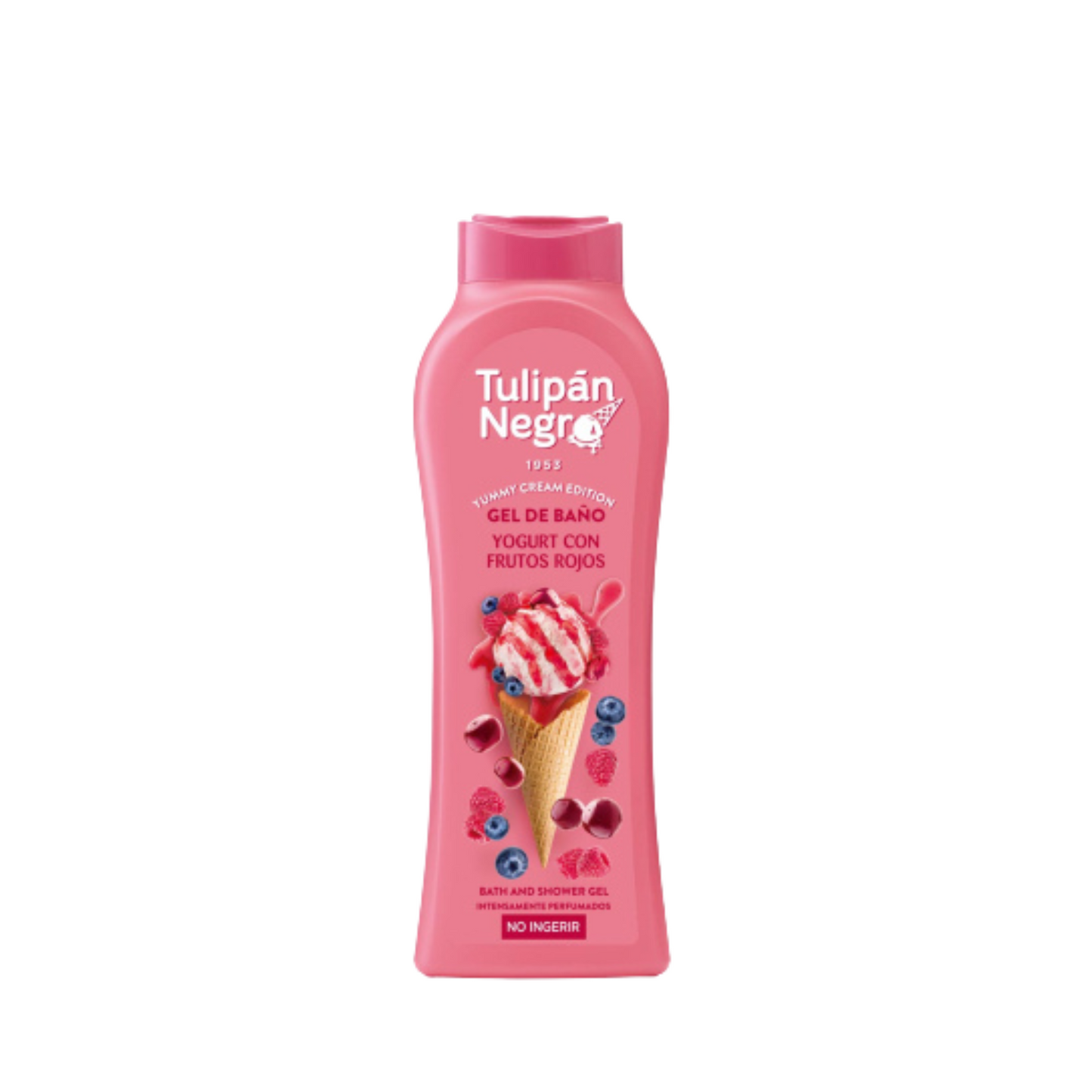 Gel douche senteur yogourt & fruits rouges -650 ml - Tulipán Negro vegan