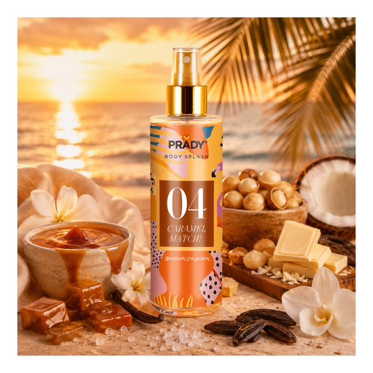 🍮☀️ Brume Corporelle PRADY Caramel Match! 04 – 250 ml