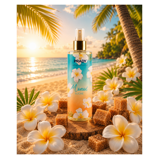 🌺💖Brume Corps & Cheveux Monoï Sucré Prady by Kc– 250 ml