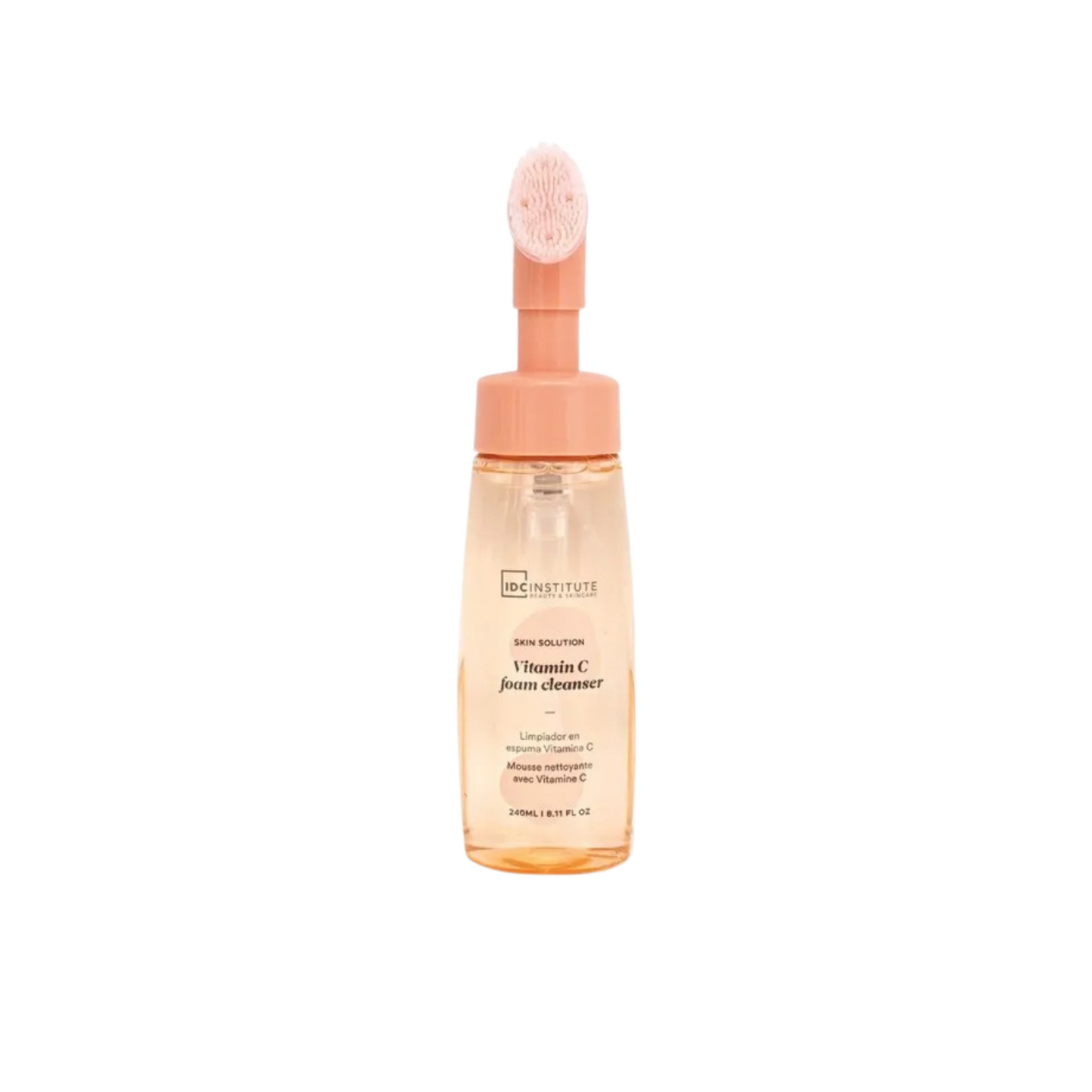 Mousse nettoyante à la vitamine C - avec brosse - IDC 240 ml