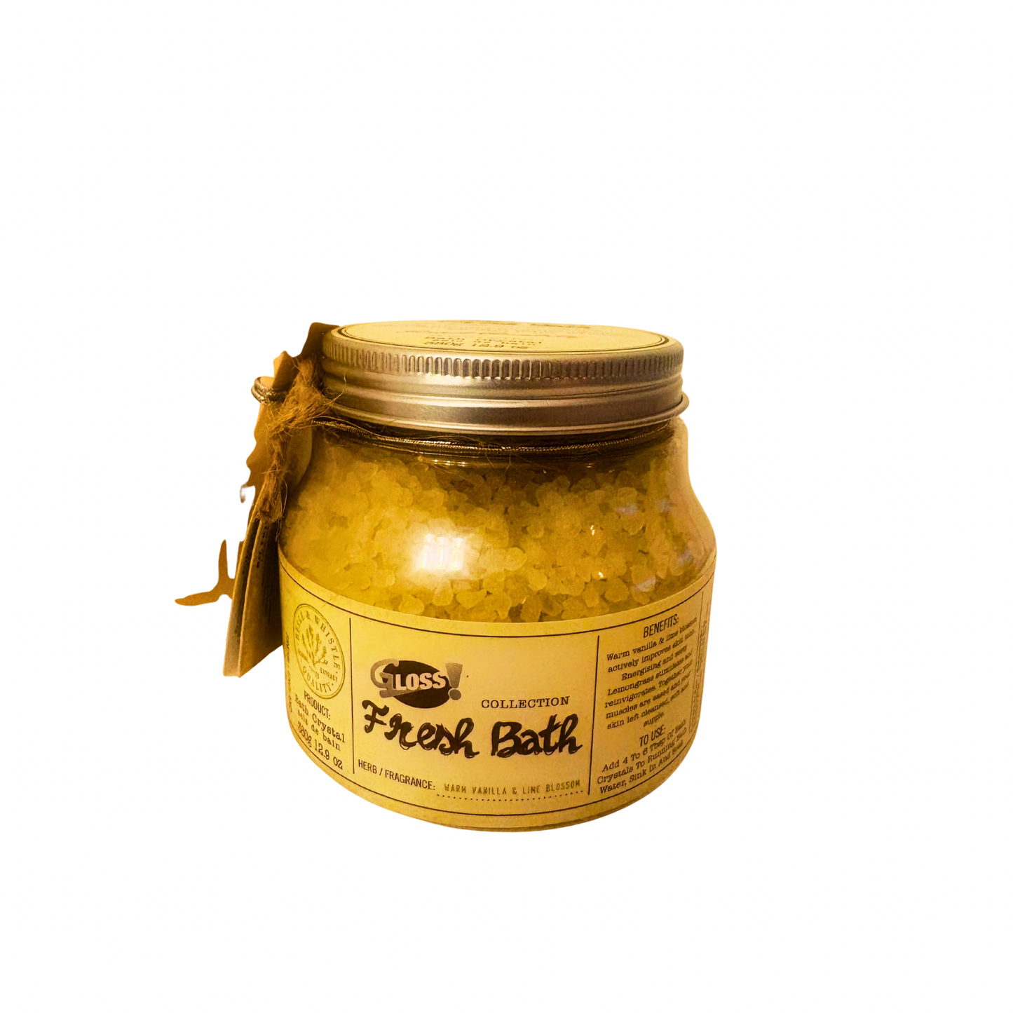 Cristaux de Bain Gloss Collection – Fresh Bath 380g- senteur au choix