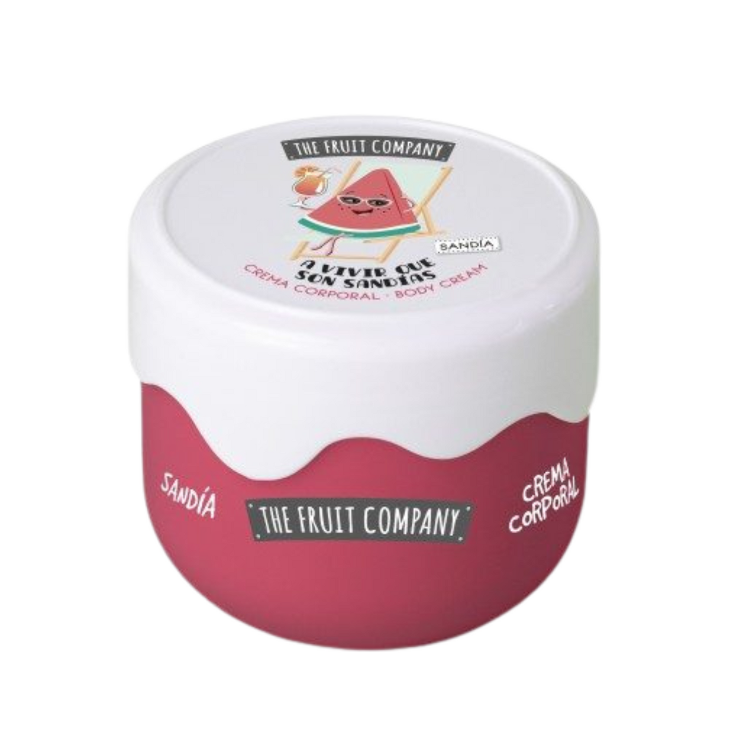 Crème Corporelle Ultra Hydratante – Pastèque The Fruit Company - 200 ml vegan