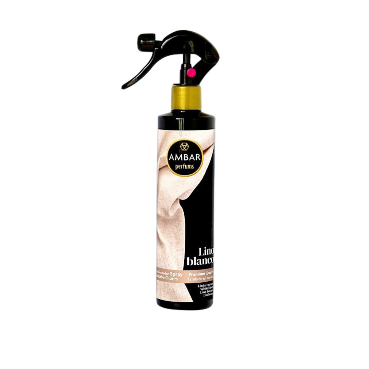 Spray maison et tissu - senteur Lin blanc / Coton frais - 280 ml Ambar