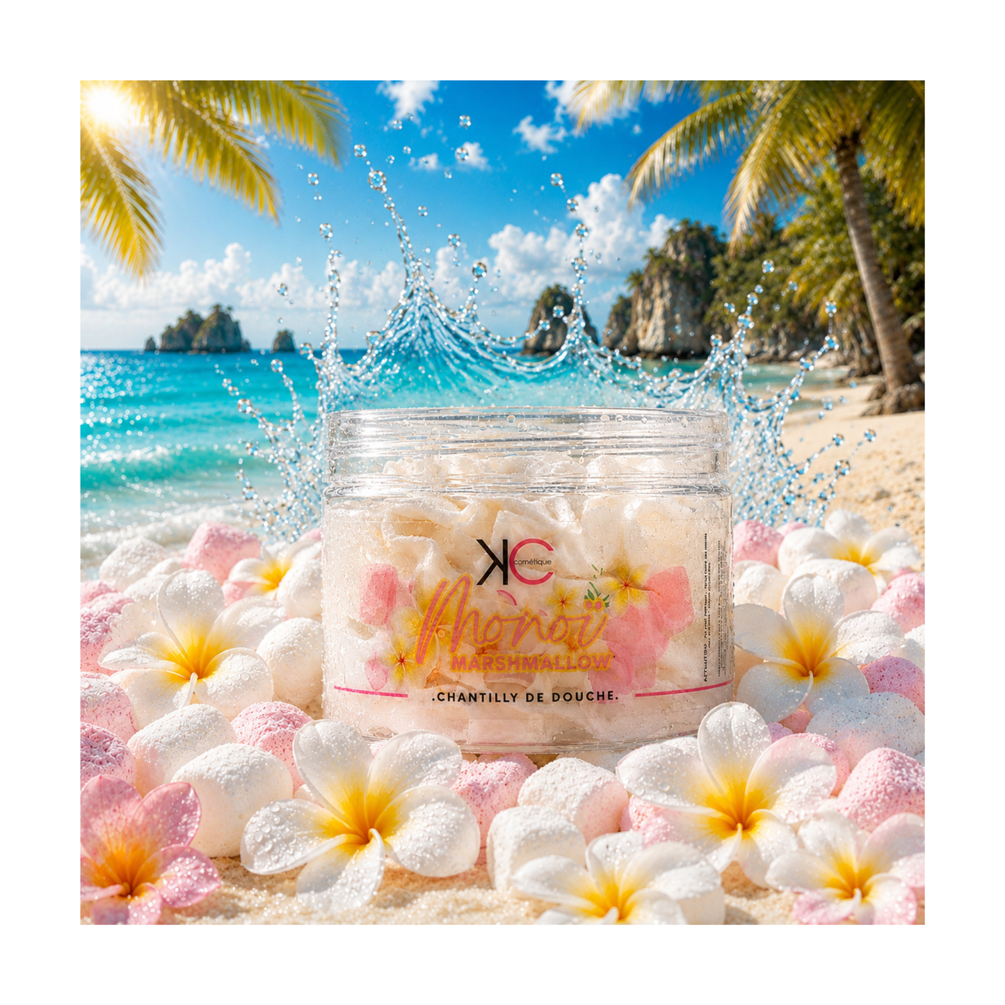 Chantilly de Douche Monoï Marshmallow – 100 g - Kcosmétique