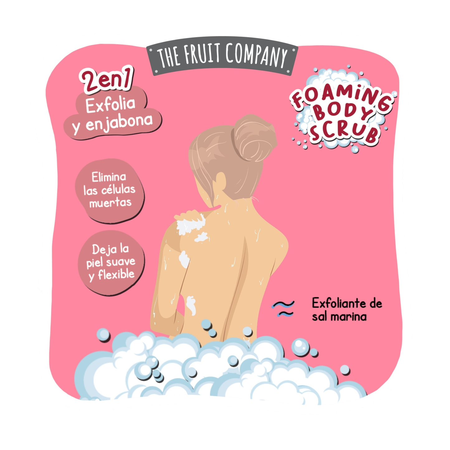 🍉 Exfoliant & Savon Corps à la Pastèque – The Fruit Company (400ml)