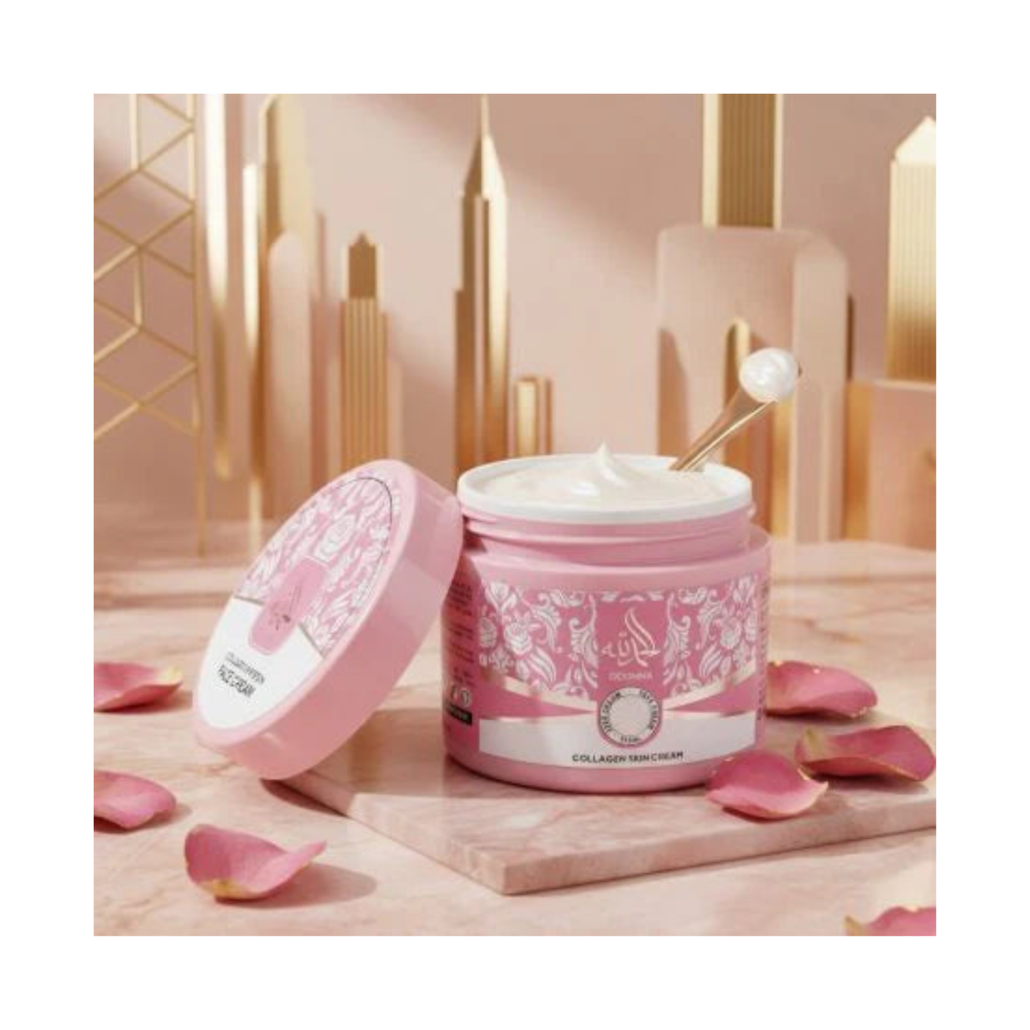 🌸 Crème Visage au Collagène Pinky – D’Donna Dubai (113 g)