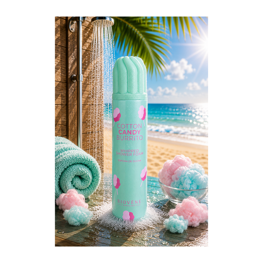 🍭 Mousse de Douche Fouettée Cotton Candy Burrito – Biovène Barcelona – 250 ml
