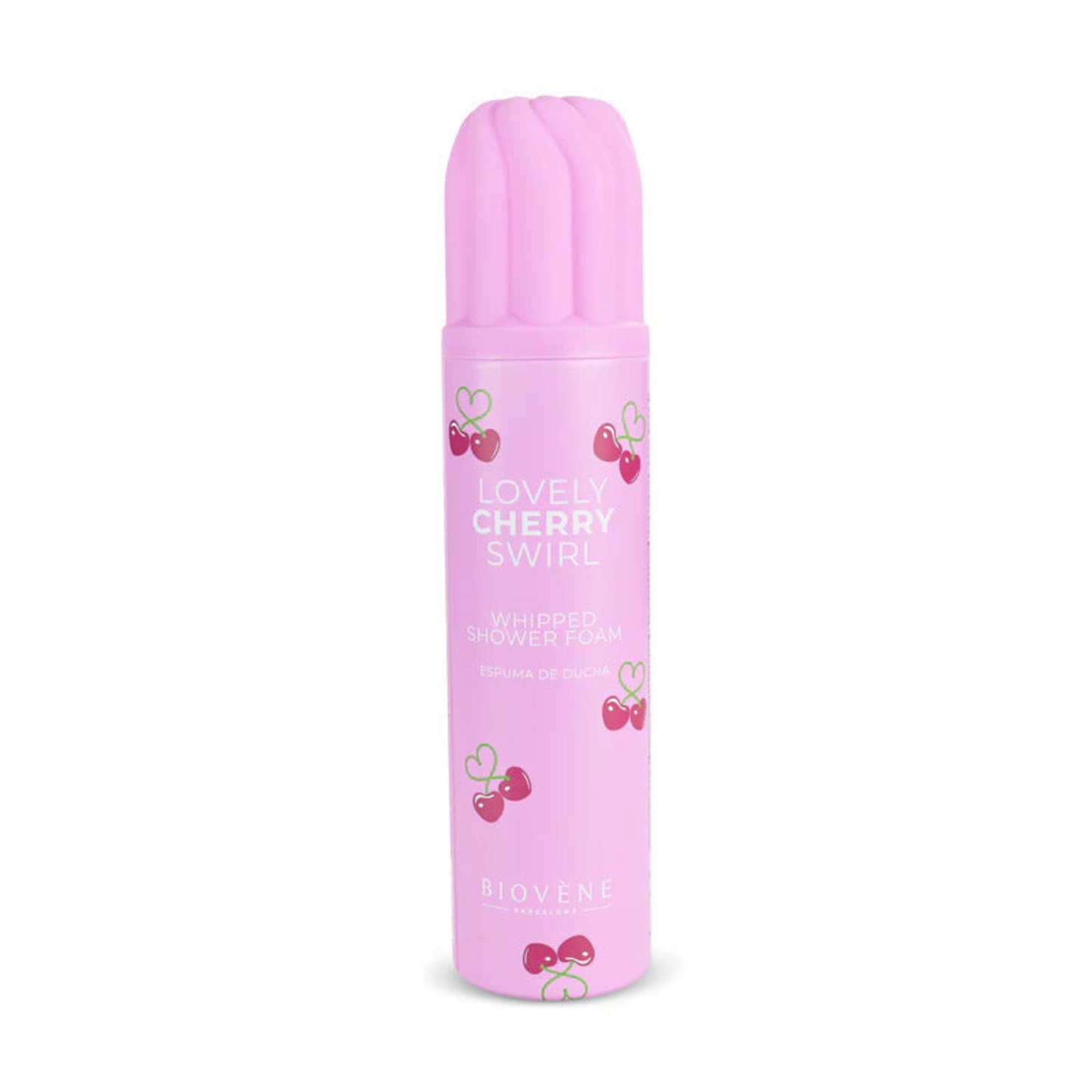 🍒 Mousse de Douche Fouettée Lovely Cherry Swirl – Biovène Barcelona – 250 ml