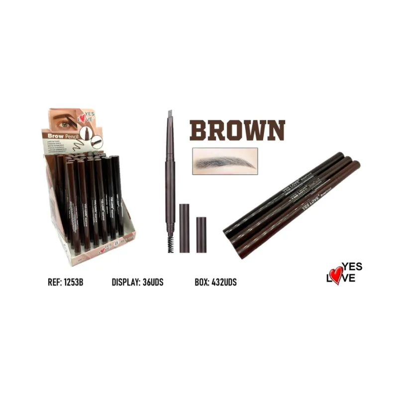 ✨ Crayon à Sourcils Double Embout – Yes Love