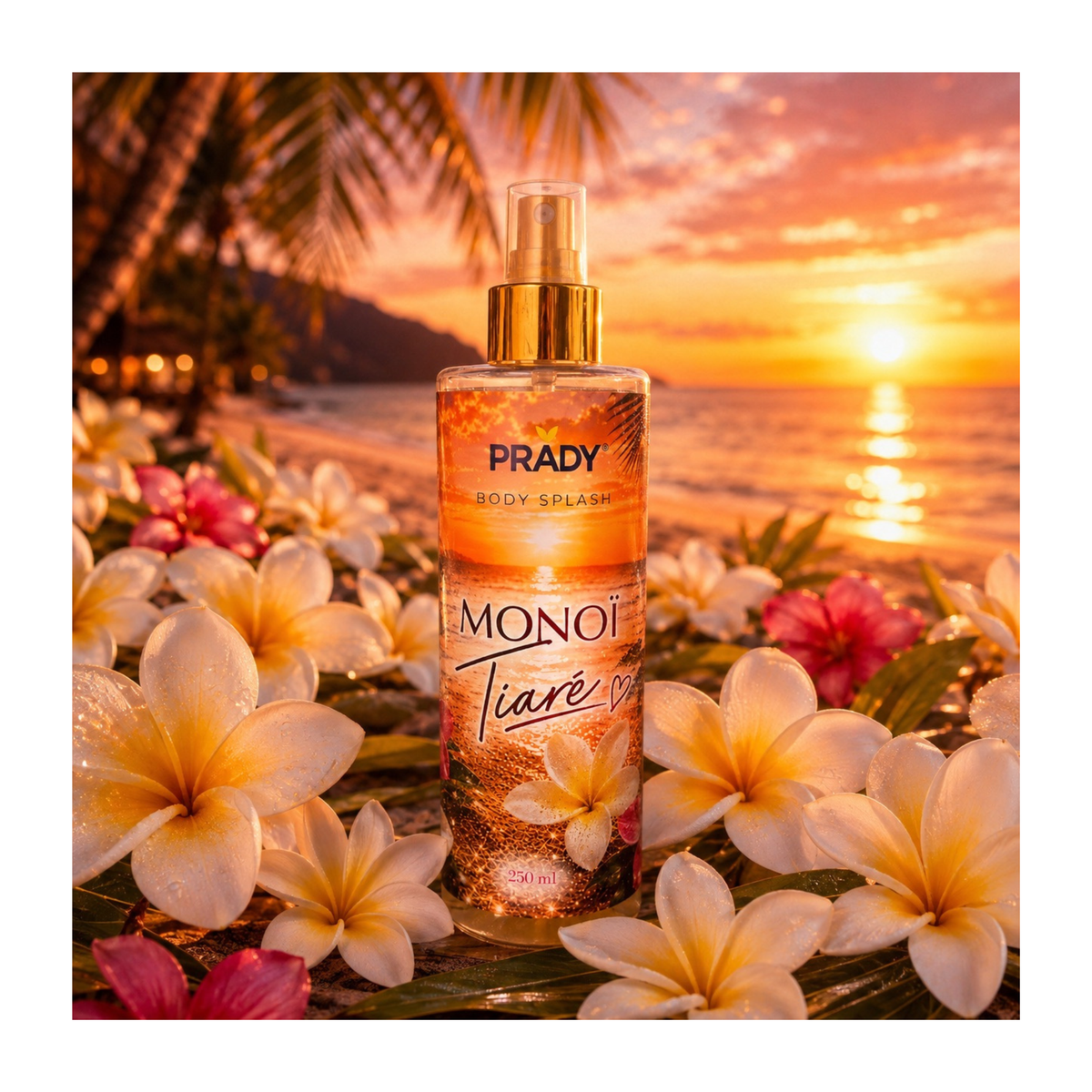 Brume Corps & Cheveux Monoï Tiaré – Prady – 250 ml 🌺🌴