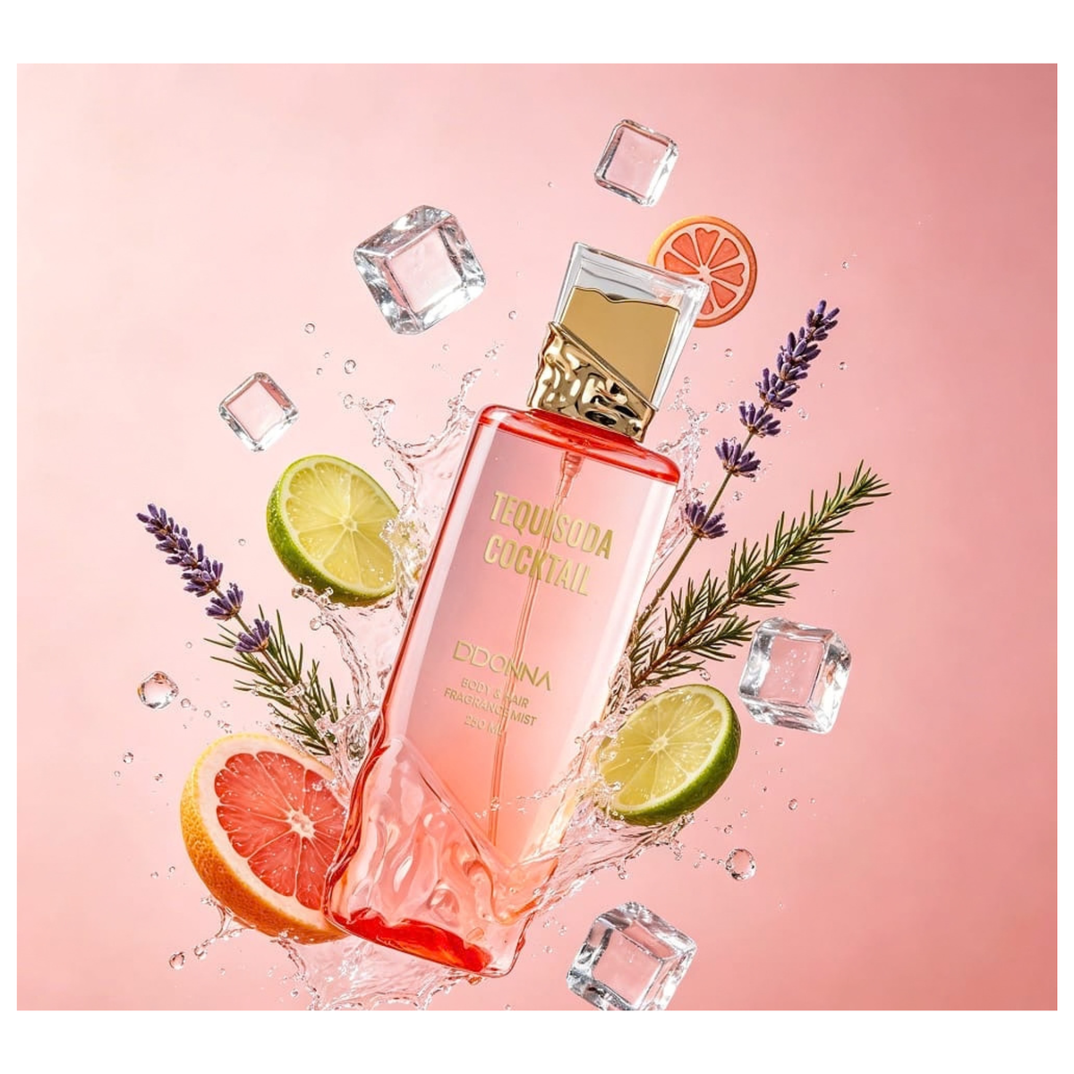 🍸✨ Brume Corps & Cheveux Tequi Soda Cocktail – D’Donna – 250 ml