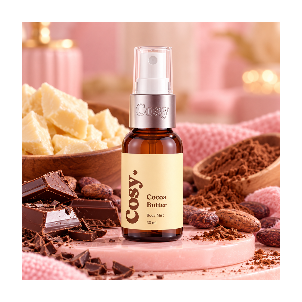 🍫🤎 Mini Brume Corporelle Cocoa Butter – Cosy | 30 ml