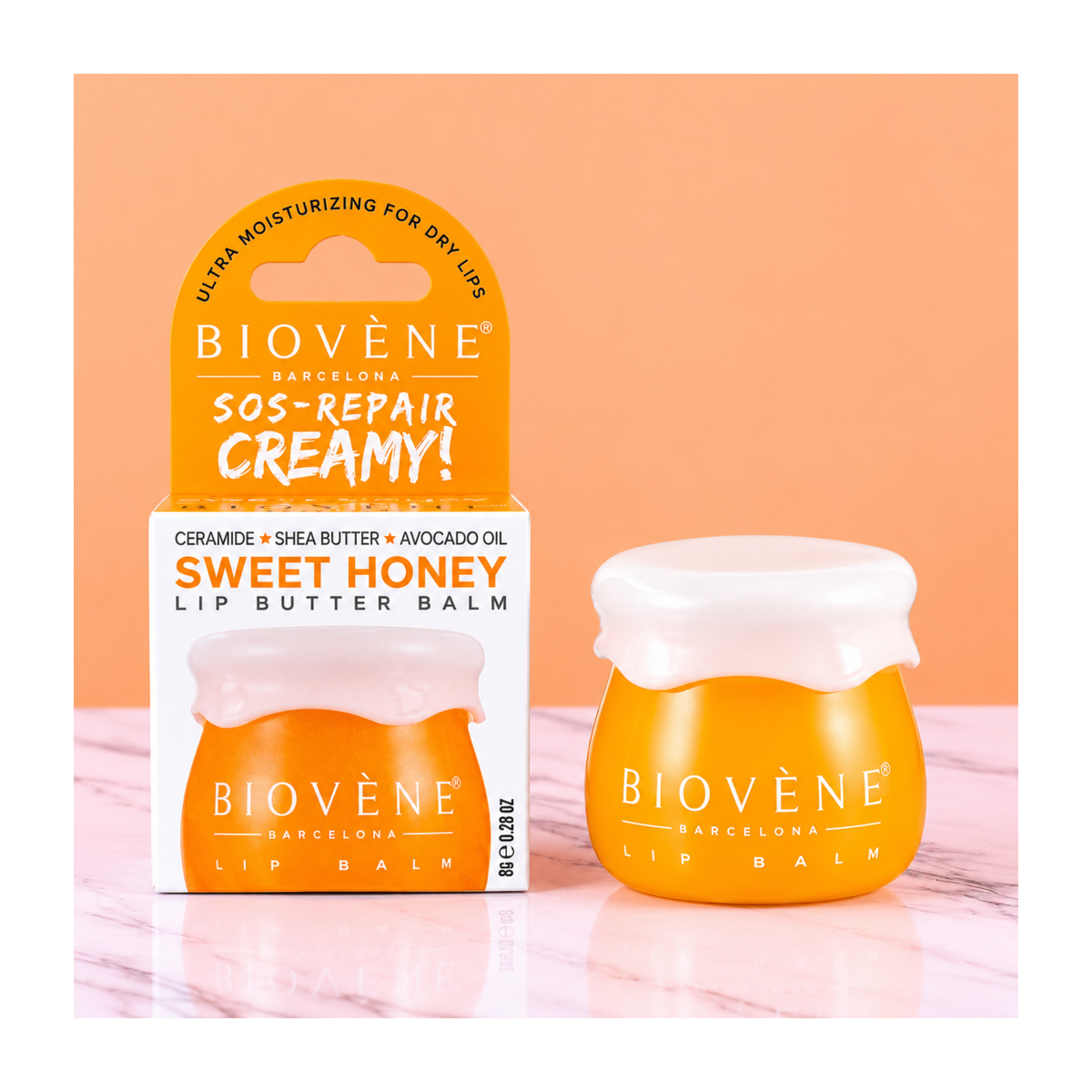 🍯💛 🍯💋 Baume à Lèvres Réparateur Sweet Honey SOS-Repair – 8 g | Biovène Barcelona