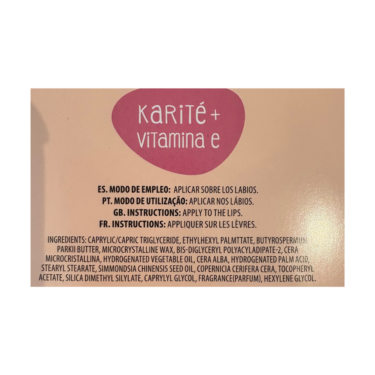 Baume à lèvres fraise chantilly - Kiss my Lips - The Fruit Company