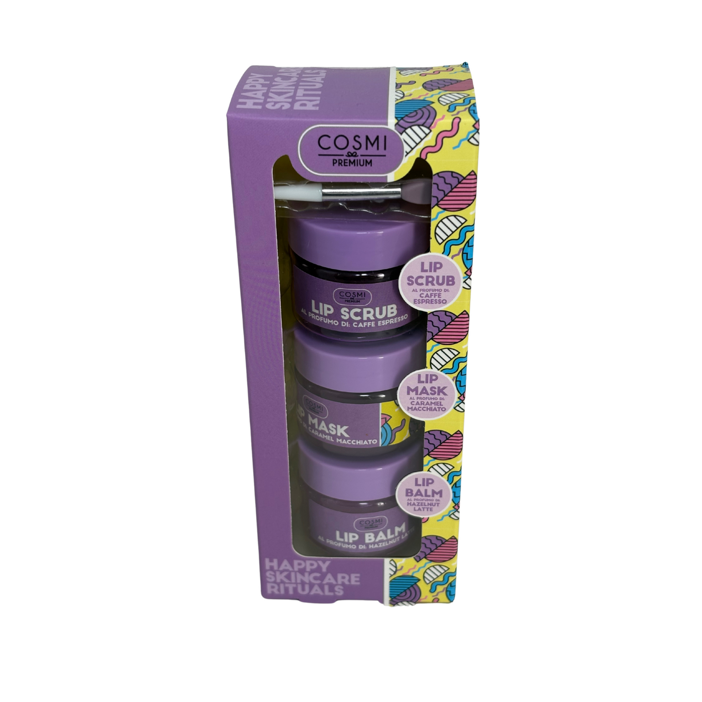 Coffret soin des lèvres au café - Happy Skincare Ritual Lip Scrub