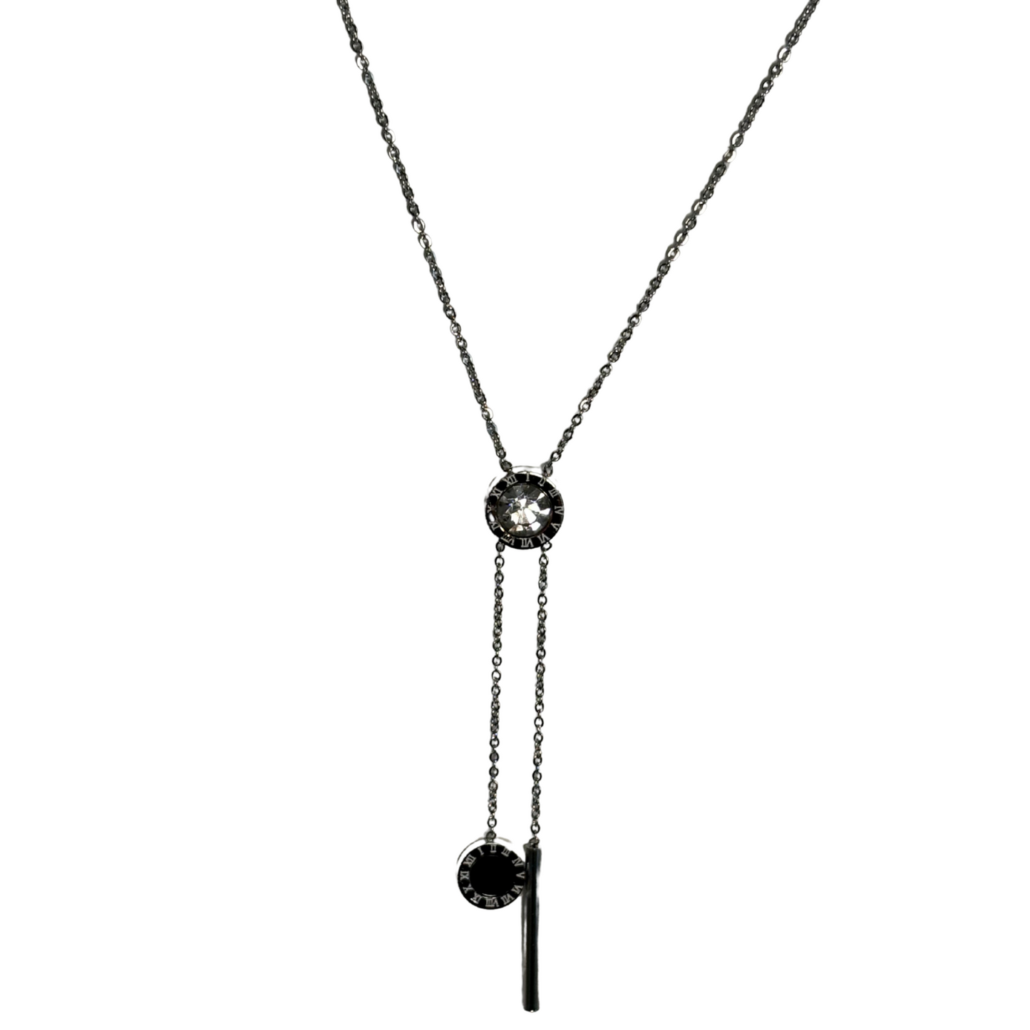 Collier TEMPORA - Argenté en acier Inoxydable
