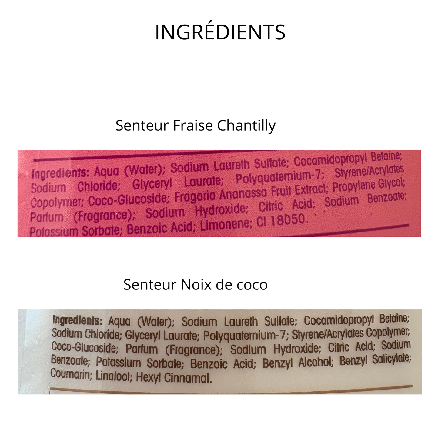 Gel Douche Fraise Chantilly – Tulipán Negro – 650 ml - vegan