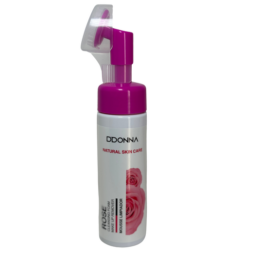 Mousse Nettoyante à la Rose avec Brosse -  180ml