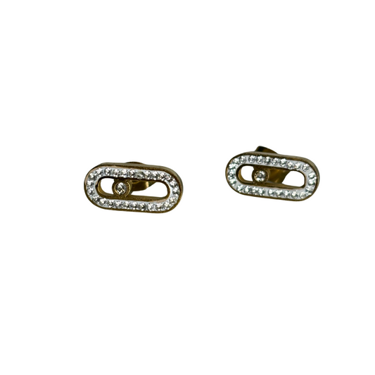 Boucles d'oreilles LOVIA ♥ - Doré en acier inoxydable