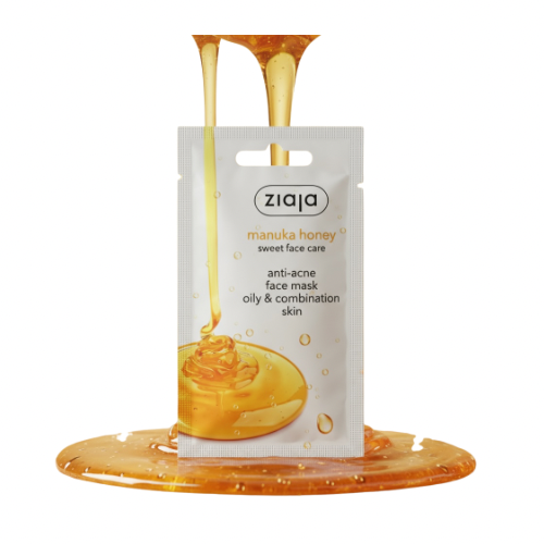 🍯 Ziaja – Masque Purifiant Anti-Acné au Miel de Manuka