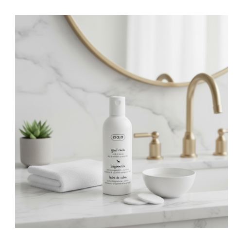 🥛 Ziaja – lotion Démaquillante Hydratante au Lait de Chèvre – 200 ml