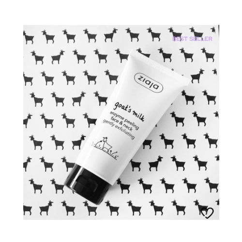 Peeling Enzymatique Visage & Cou au Lait de Chèvre 🐐 – 75 ml -Ziaja