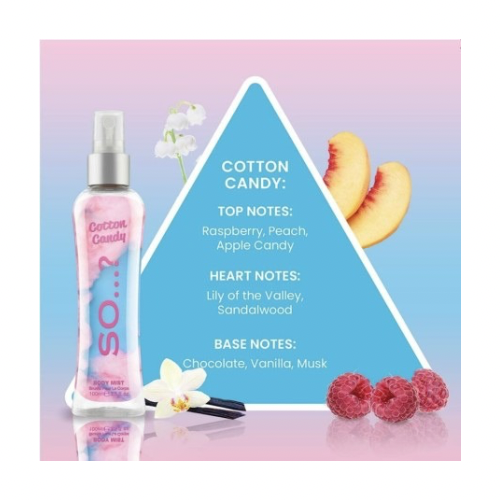 🍭 So…? – Brume Corporelle Cotton Candy – 100 ml