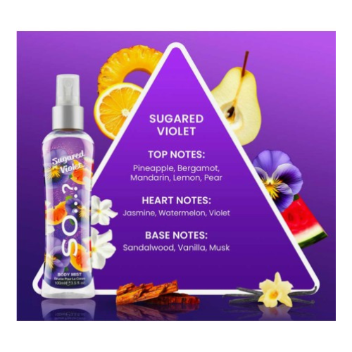 🌸 So…? – Brume Corporelle Sugared Violet – 100 ml