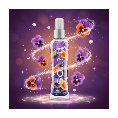 🌸 So…? – Brume Corporelle Sugared Violet – 100 ml