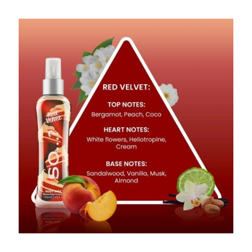 ❤️ So…? – Brume Parfumée Corps Red Velvet – 100 ml
