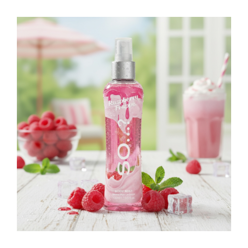 🍓 So…? – Brume Parfumée Corps Raspberry Frappe (sorbet framboise )– 100 ml