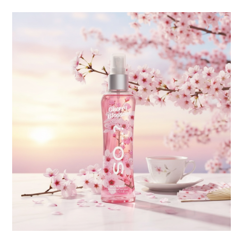 🌸 So…? – Brume Parfumée Corps Cherry Blossom – 100 ml