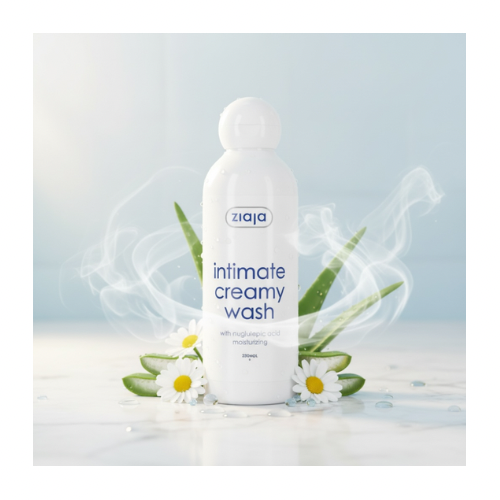 🌸 Ziaja – Crème Lavante Intime à l’Acide Hyaluronique – 100 ml