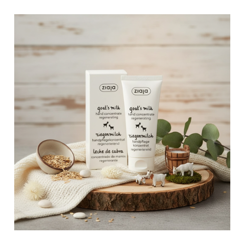 🐐 Ziaja – Crème Mains Nutritive au Lait de Chèvre