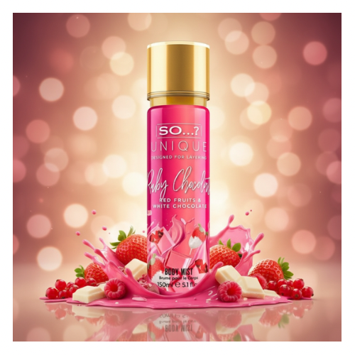 💗🍫 Brume Parfumée Corps Ruby Chocolate 150 ml – So Fragrance