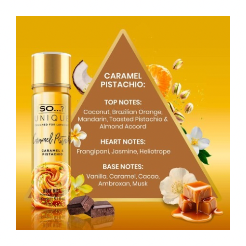 🤎🥜🍮 Brume Parfumée Corps Caramel Pistachio 150 ml – So Fragrance