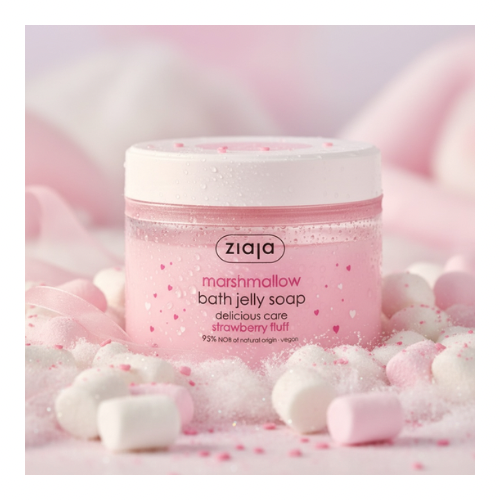 ☁️🍓 Savon Moussant Jelly Marshmallow 300 ml – Ziaja