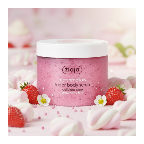 🍓☁️ Gommage Corps Sucré Marshmallow 300 ml – Ziaja
