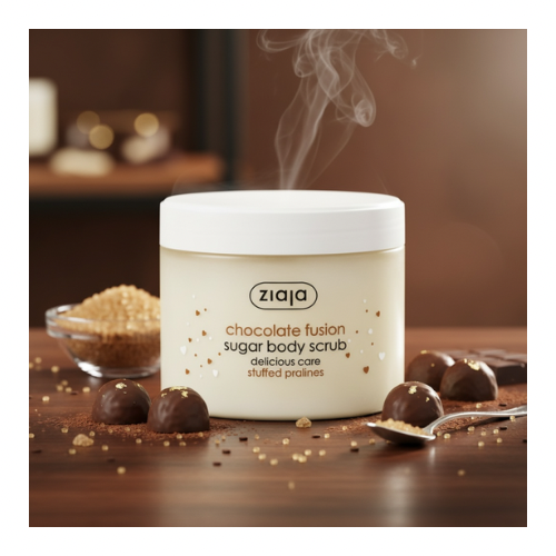 🍫🤎 Gommage Corps Sucré Chocolat Praliné 300 ml – Ziaja